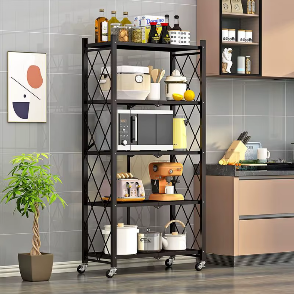 Llévate 2 y Pagá 1  - Estantería Inoxidable Con Pisos Multifuncional Plegable