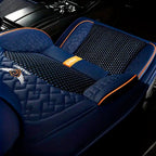 Funda Completa para Asientos de Auto en Cuero Legítimo + Juego Completo de Alfombras